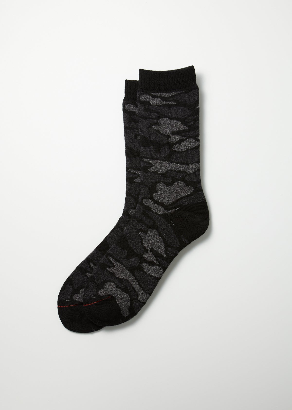 Pile camo crew socks