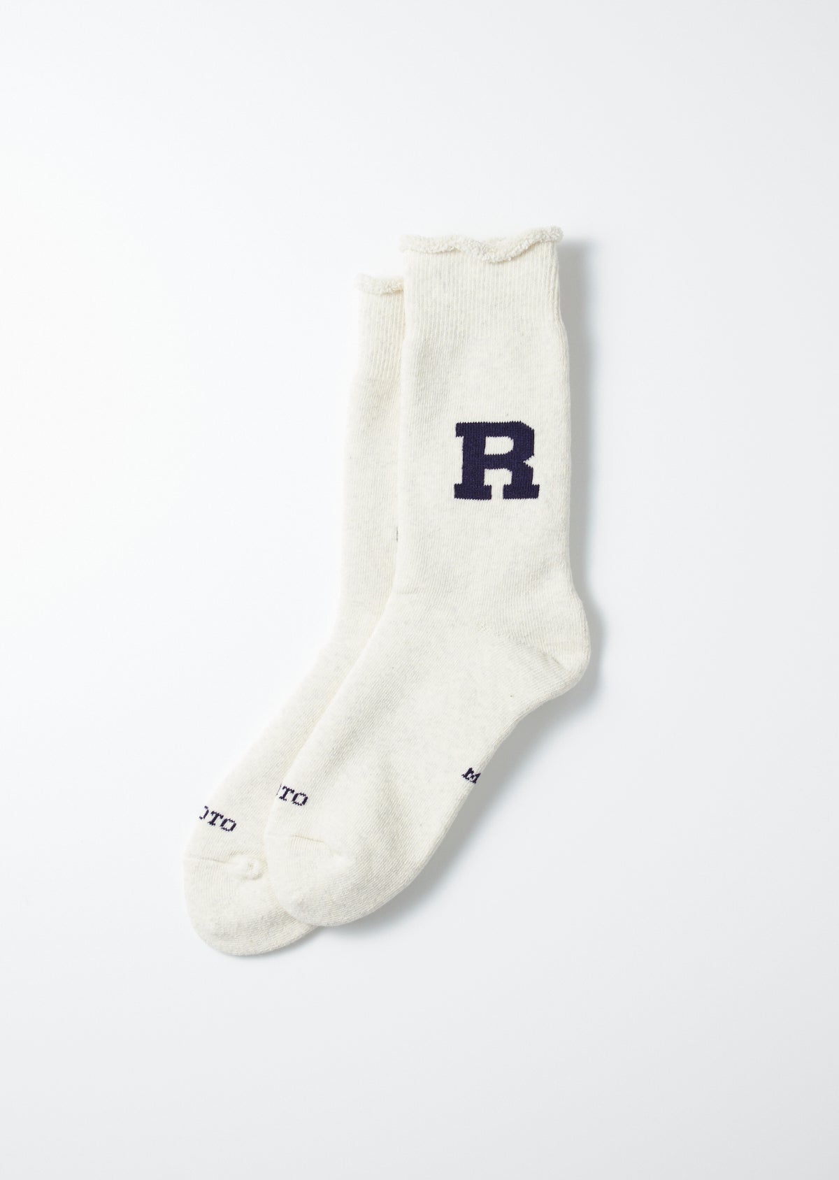 Raffy Sweat Socks R Logo - Navy