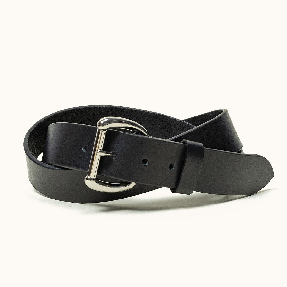 Portland Leather Basic Belt Bag, Black