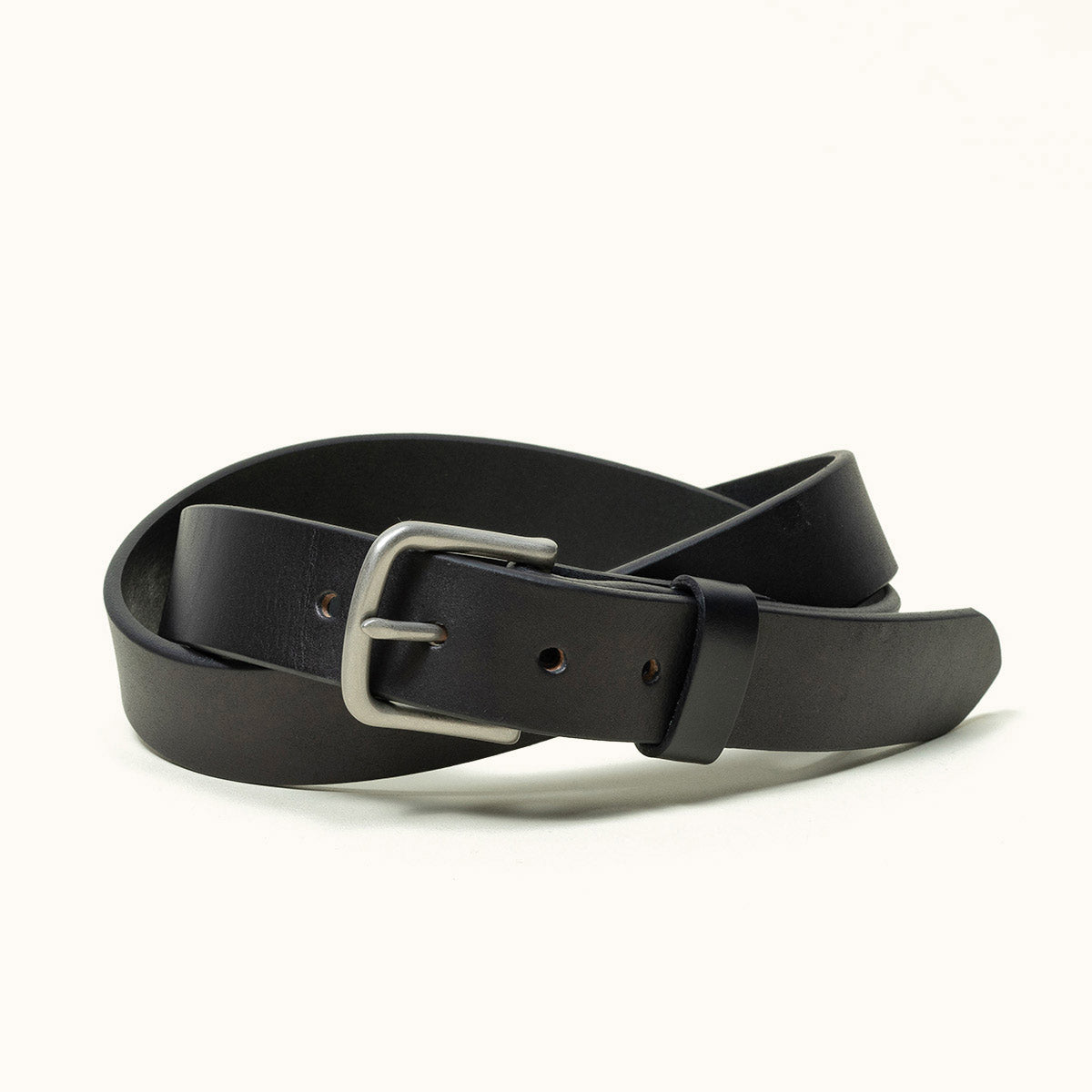 National Leathers Casual Black Antic Genuine Leather Belt : :  Clothing & Accessories