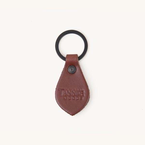 Leather Cognac Key Fob | Made in USA | Tanner Goods Cognac / Black