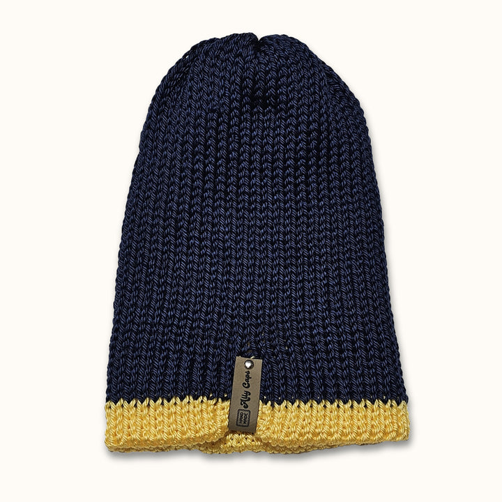 Beanie - Blue and Yellow
