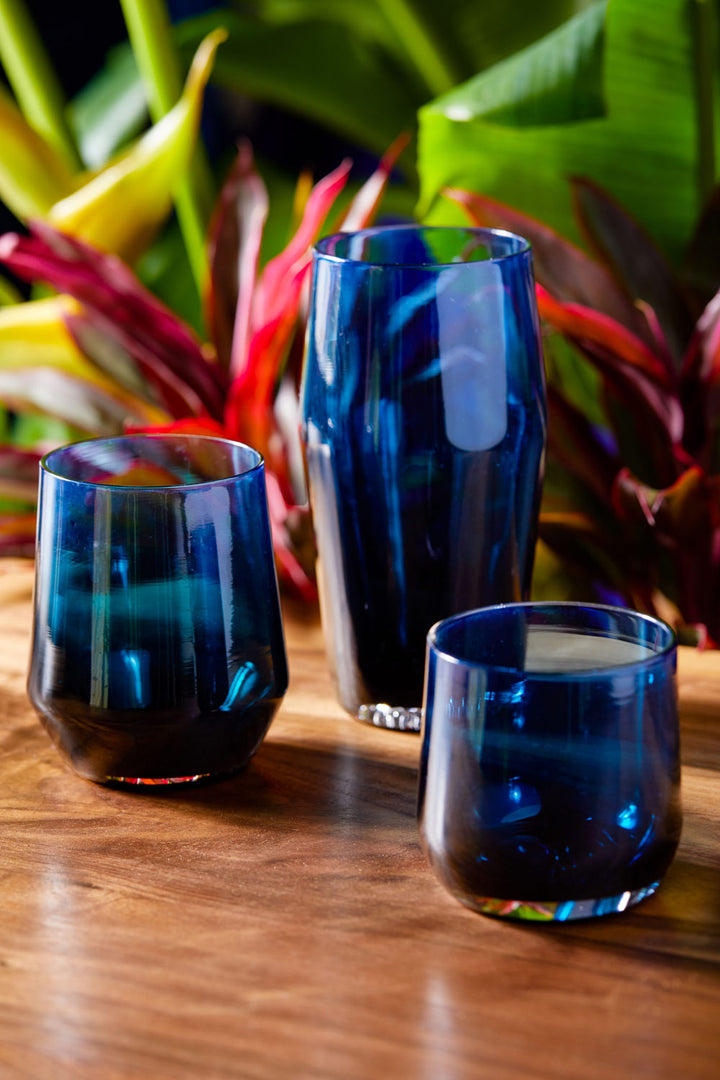 Cocktail Glass - Aqua Blue