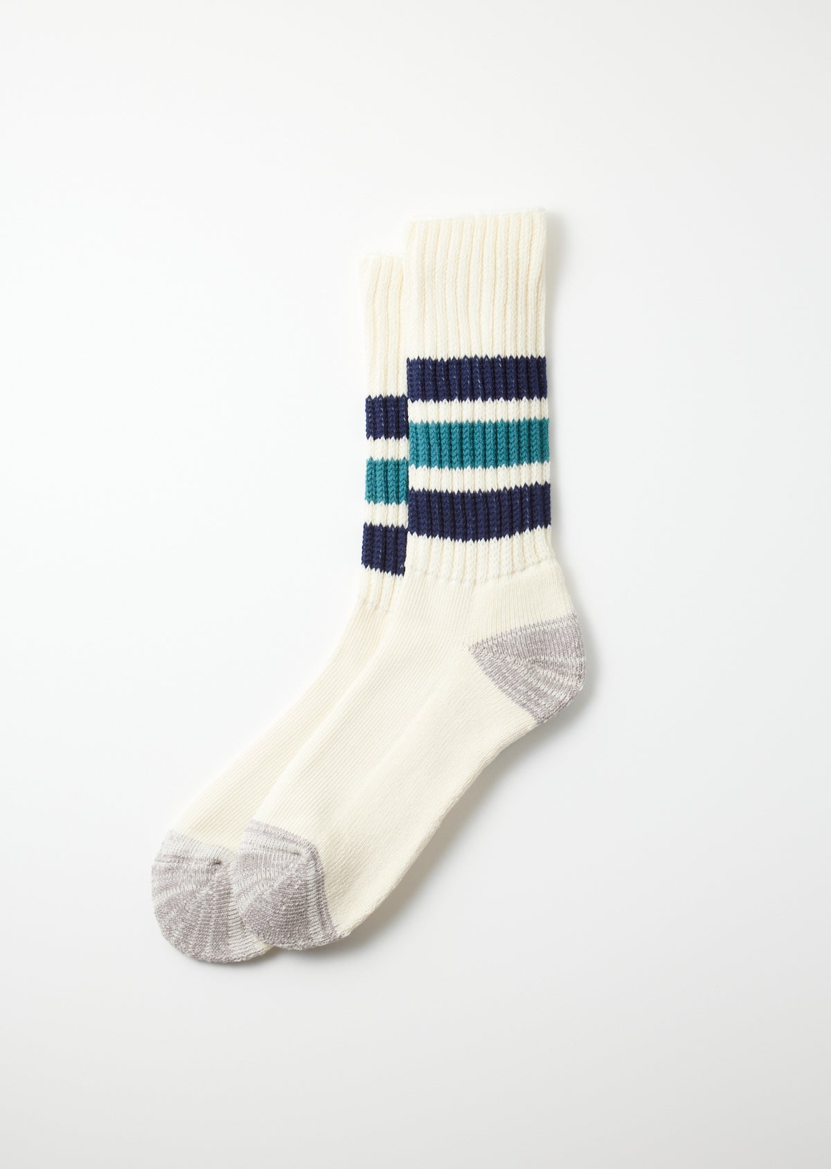 Coarse Ribbed Old School Crew Socks