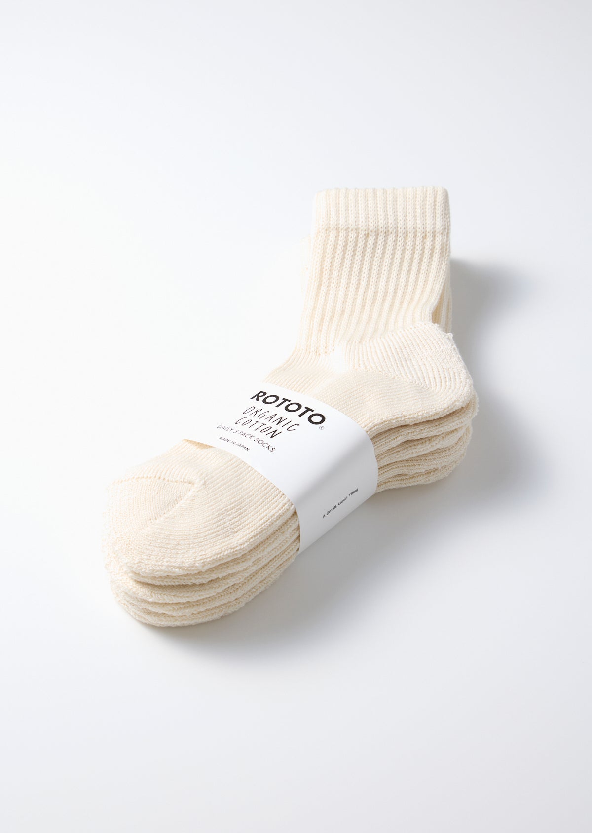 Organic Daily 3 Pack Mini Crew Socks