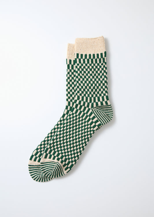 Checkerboard Pattern Socks