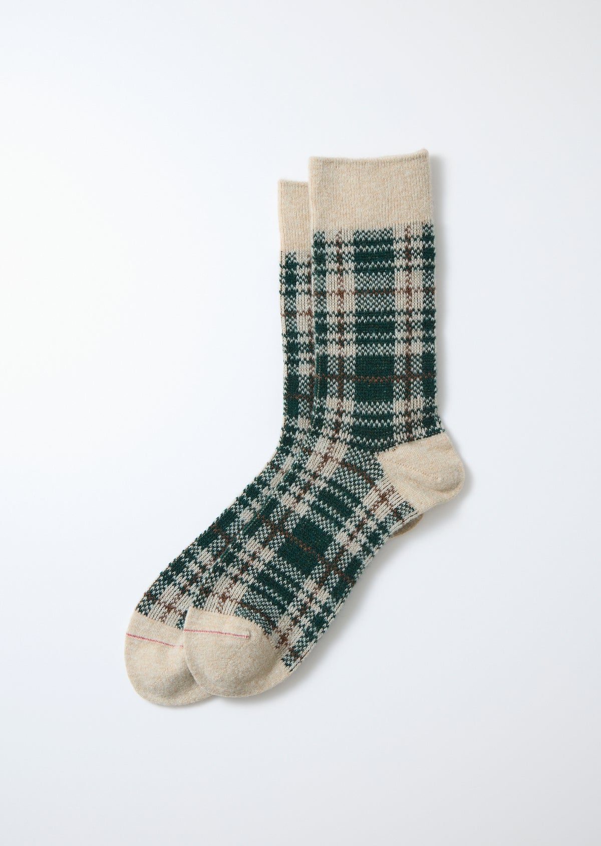 Check Pattern Merino Sock