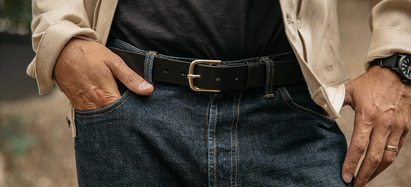 Classic Leather Belt in Black | Made in the USA | Tanner Goods