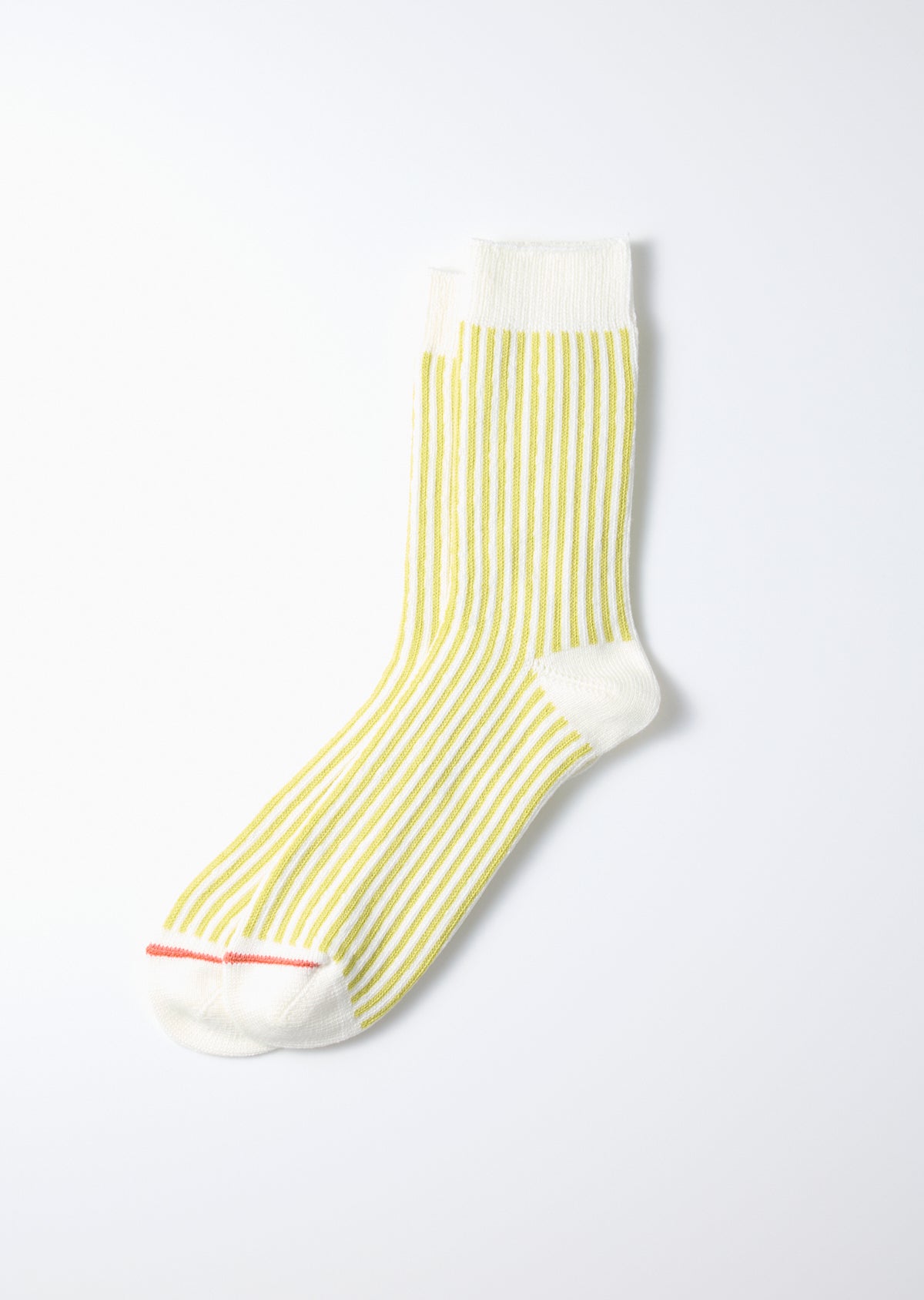 Vertical Stripe Socks - Lime