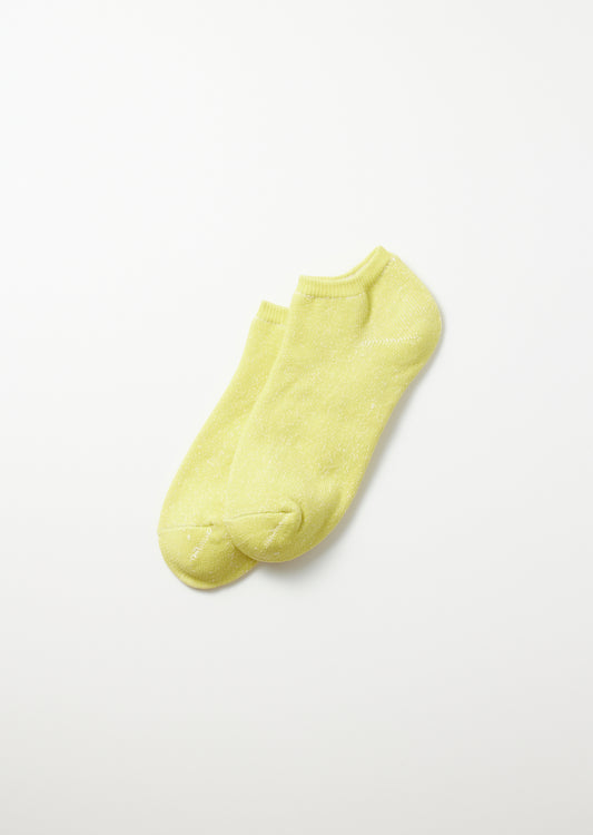 Washi Pile Short Socks - Lime