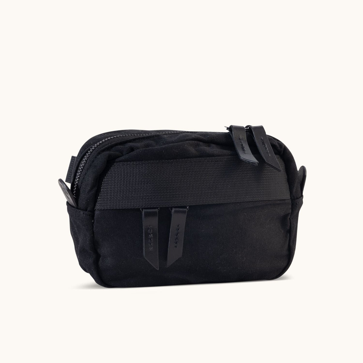 Canyon Crossbody Mini Onyx Waxed Canvas