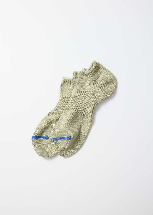 Chunky Sneaker Sock - Light Khaki/Blue