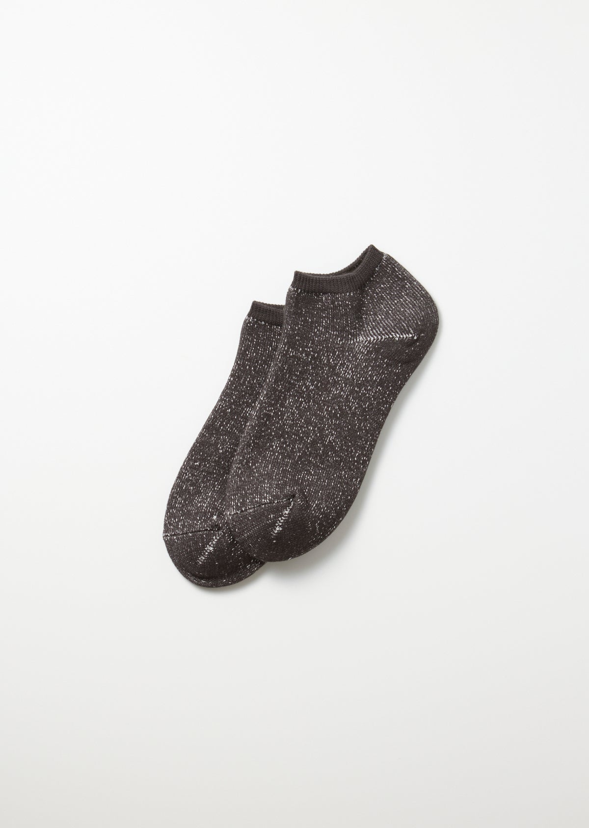 Washi Pile Short Socks - Charcoal