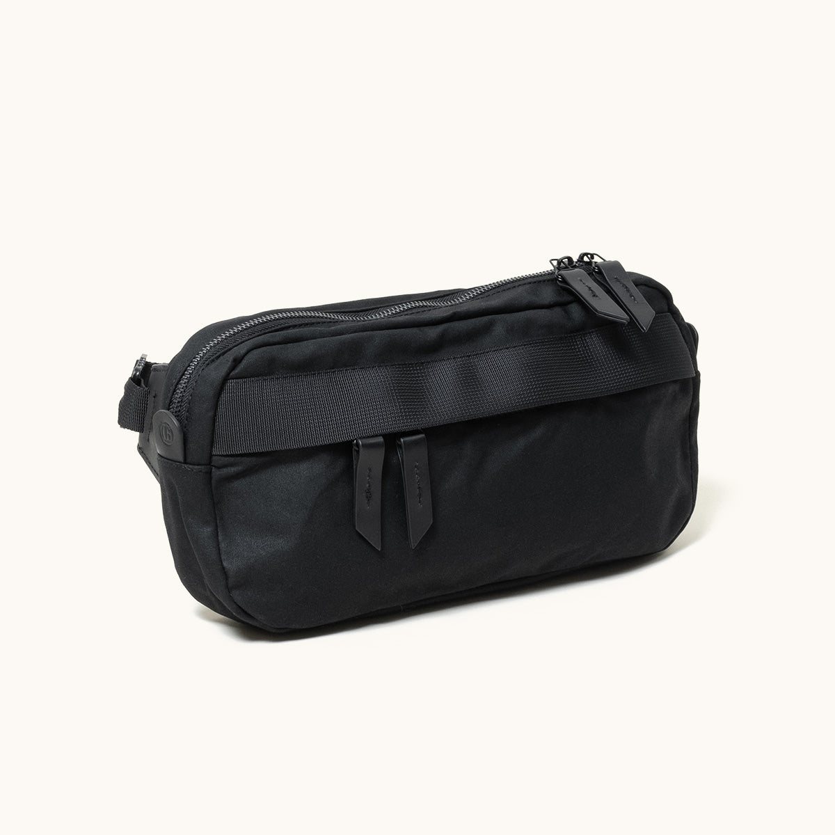 Canyon Crossbody Pack Onyx Waxed Canvas