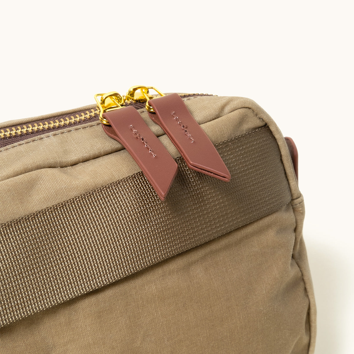 canvas crossbody travel bag Canyon Crossbody Pack - Utility Tan (Waxed Canvas)