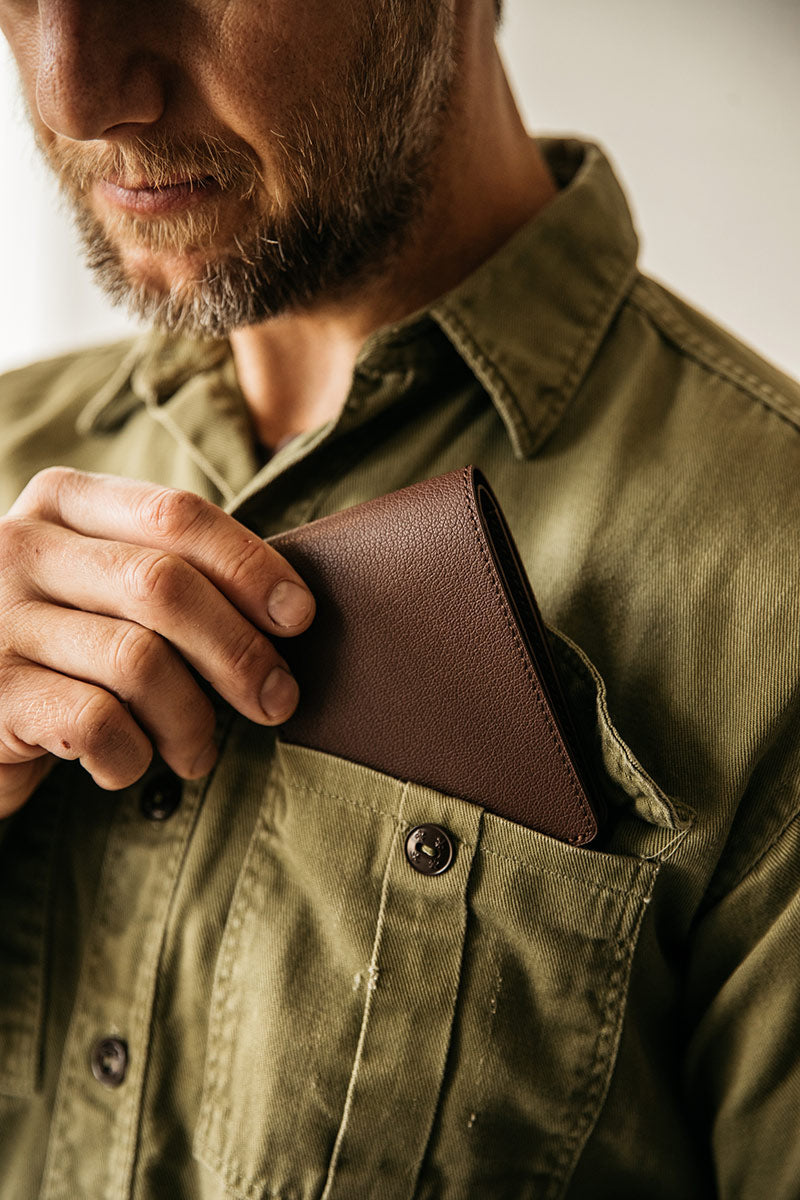 Recycled Utility Bifold - Cognac