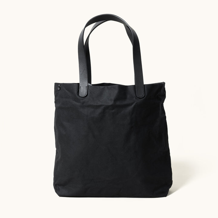 Simple Tote - Onyx (Waxed Canvas)