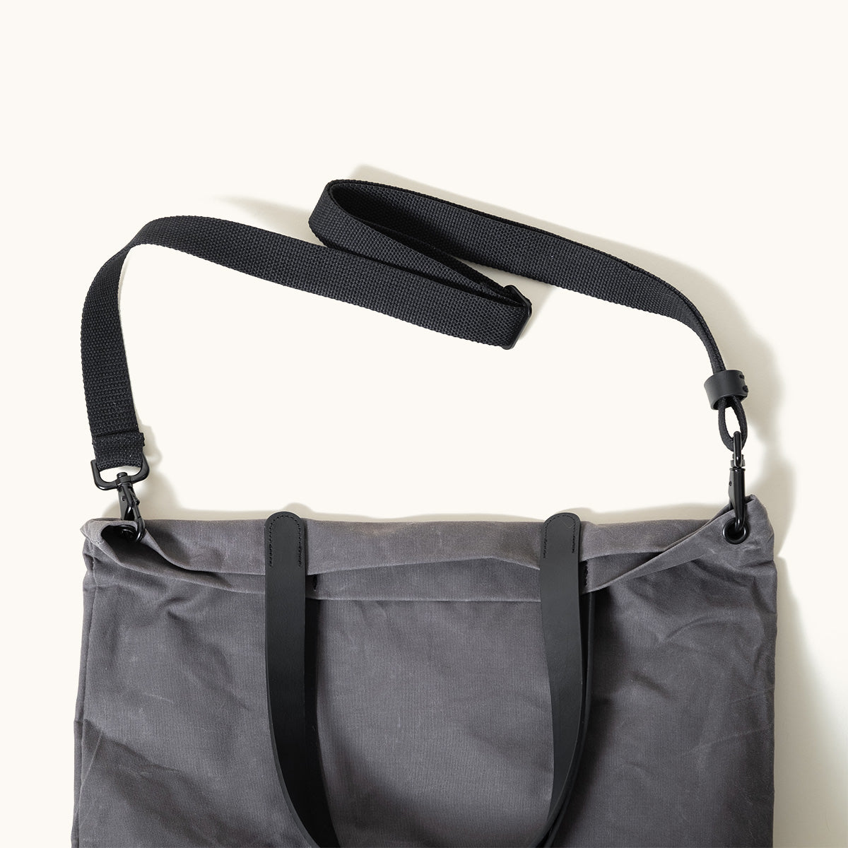Simple Tote - Slate Grey (Waxed Canvas)